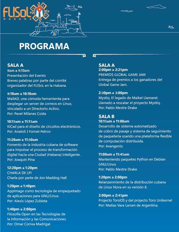 Programa Flisol Habana 2022